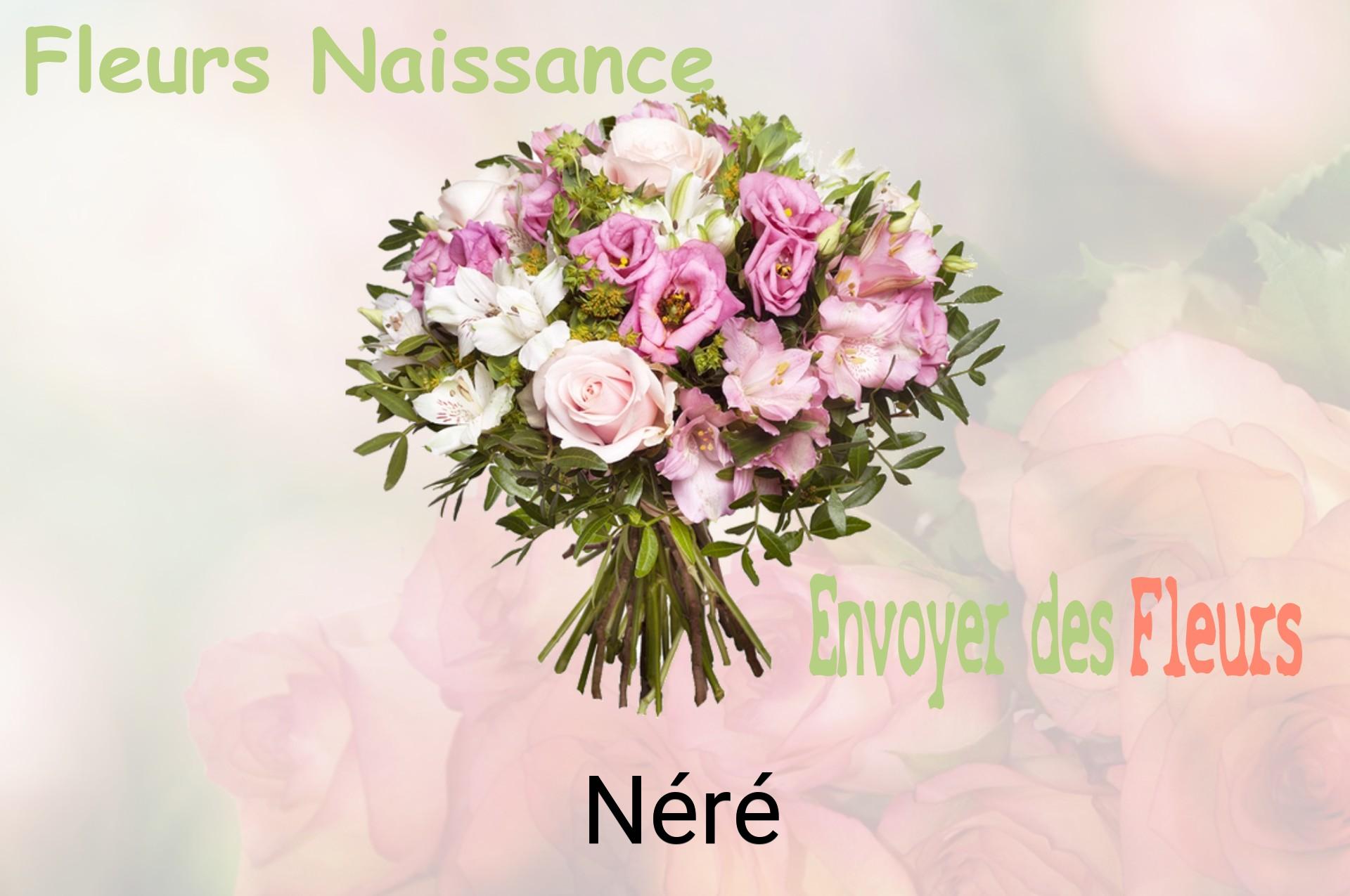 Bouquet de fleurs de naissance livré à Néré
